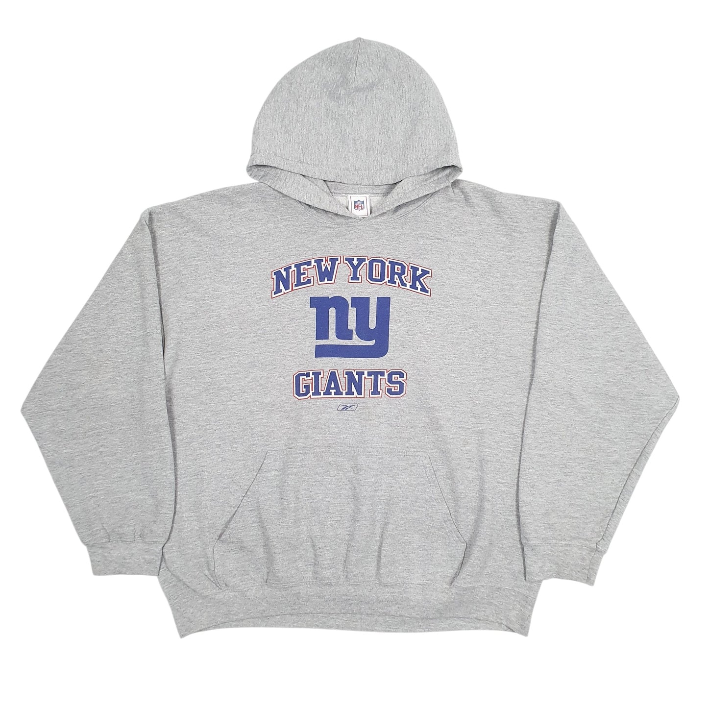 Mens Grey NFL New York Giants Hoodie Jumper