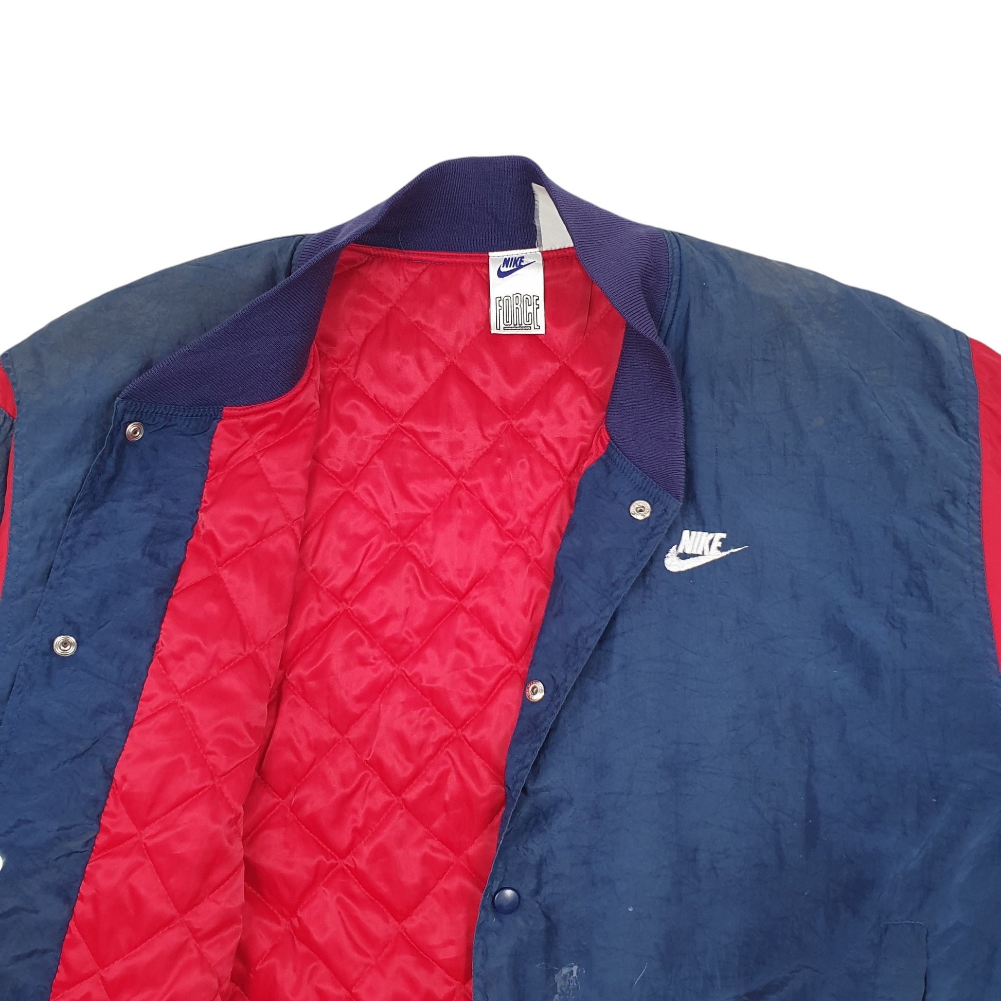 Mens Navy Nike Spellout  Coat