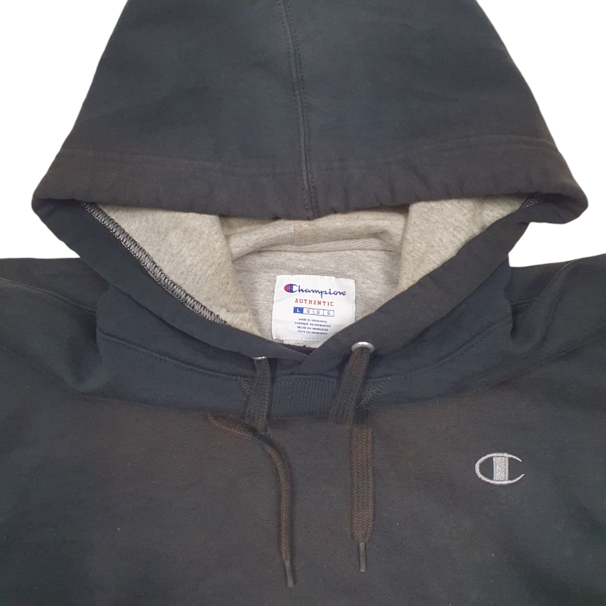 Mens Black Champion  Hoodie Jumper