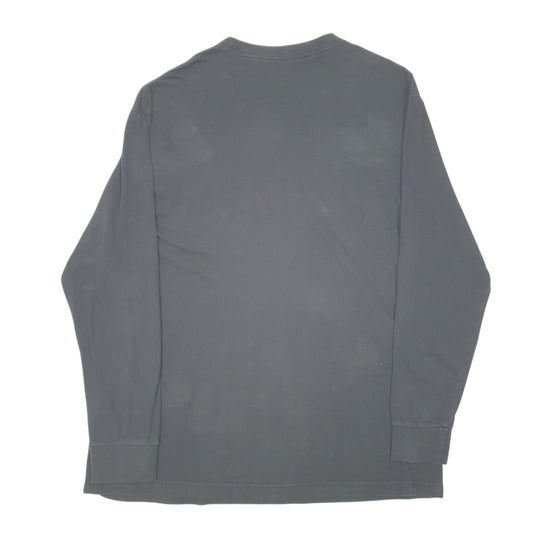 Mens Black Dickies Pocket Workwear Long Sleeve T Shirt