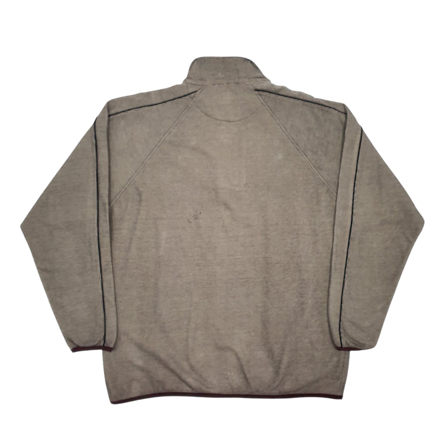 Mens Grey Hard Rock Cafe Vintage 90s Quarter Zip Jumper