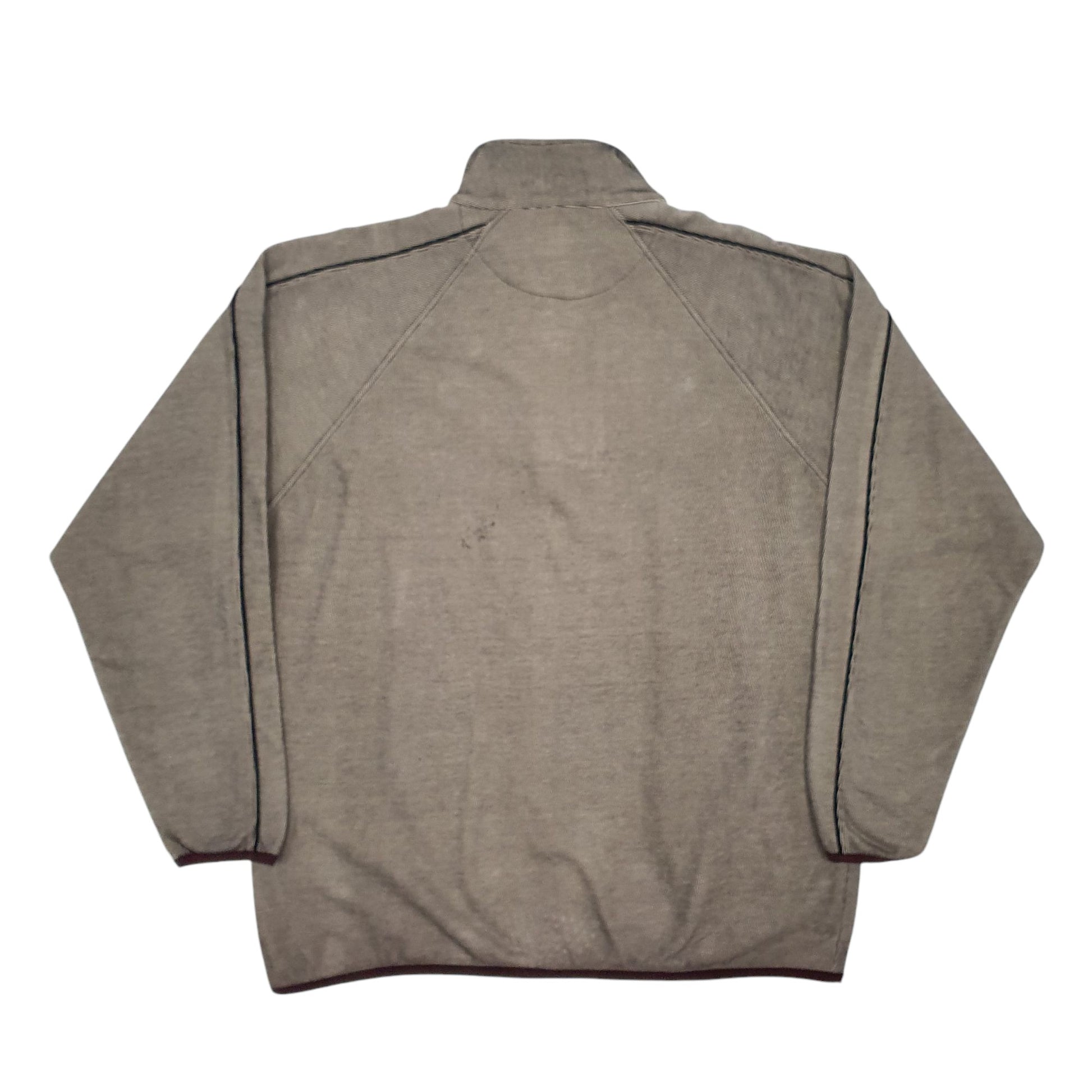 Mens Grey Hard Rock Cafe Vintage 90s Quarter Zip Jumper