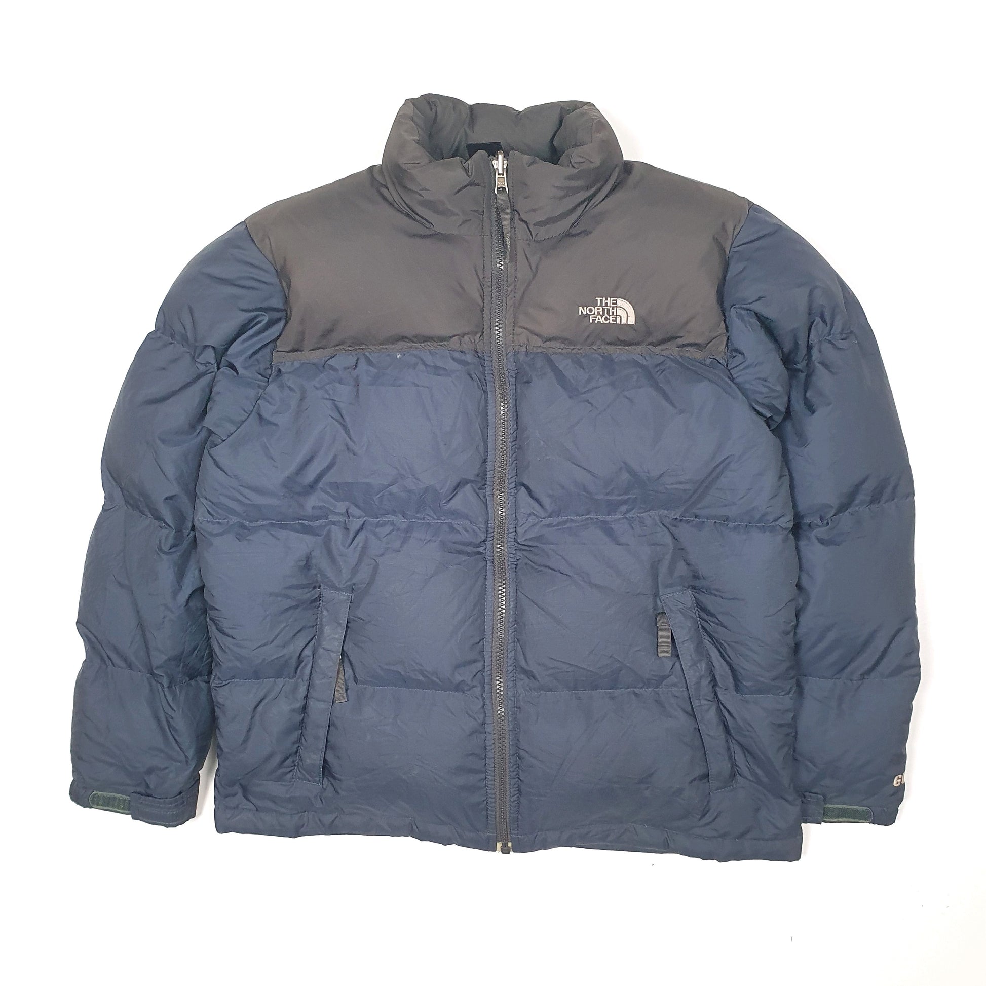 Womens Navy The North Face Nuptse 600  Coat