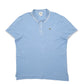 Mens Blue Lacoste  Short Sleeve Polo Shirt