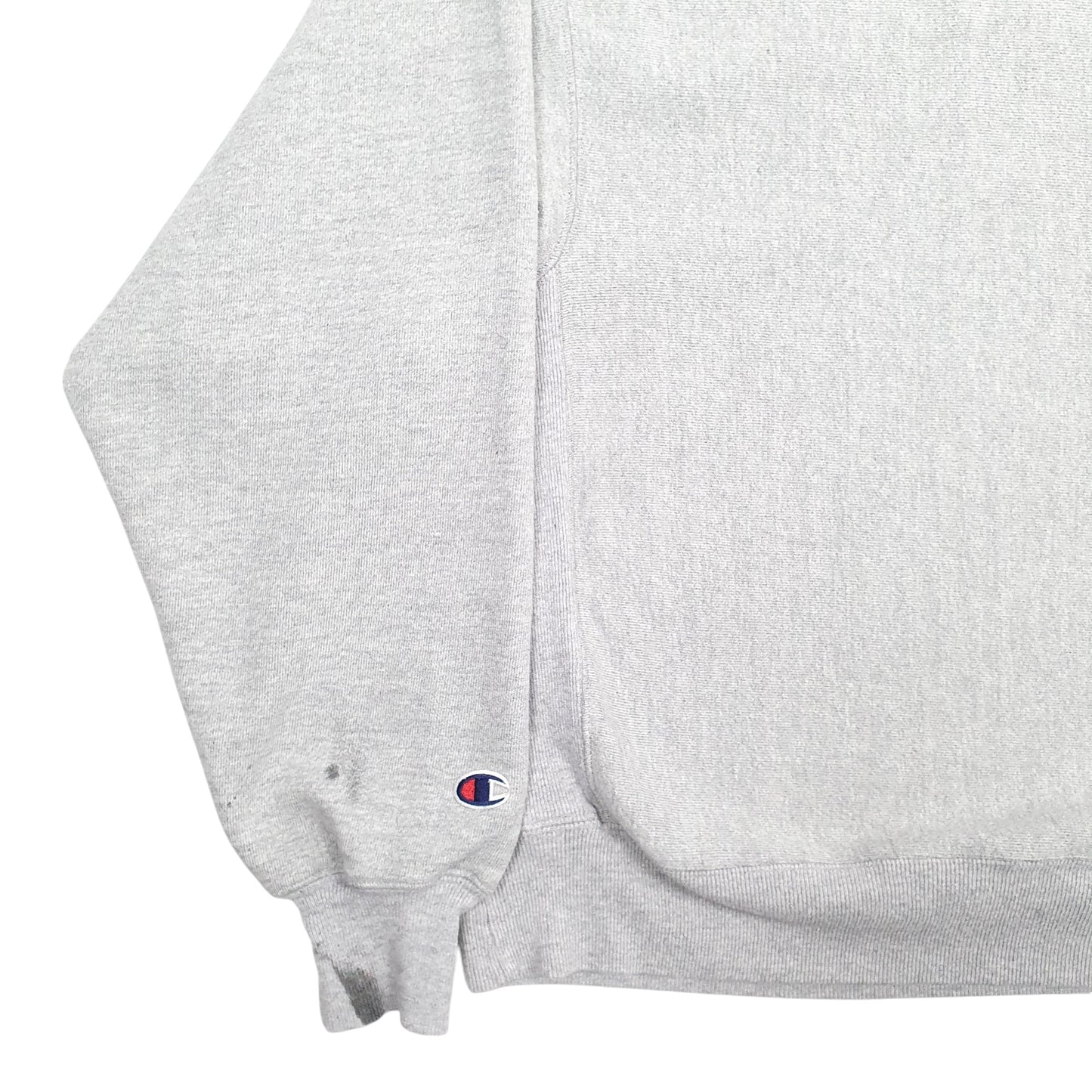 Mens Grey Champion Reverse Weave Northwestern Spellout Crewneck Jumper