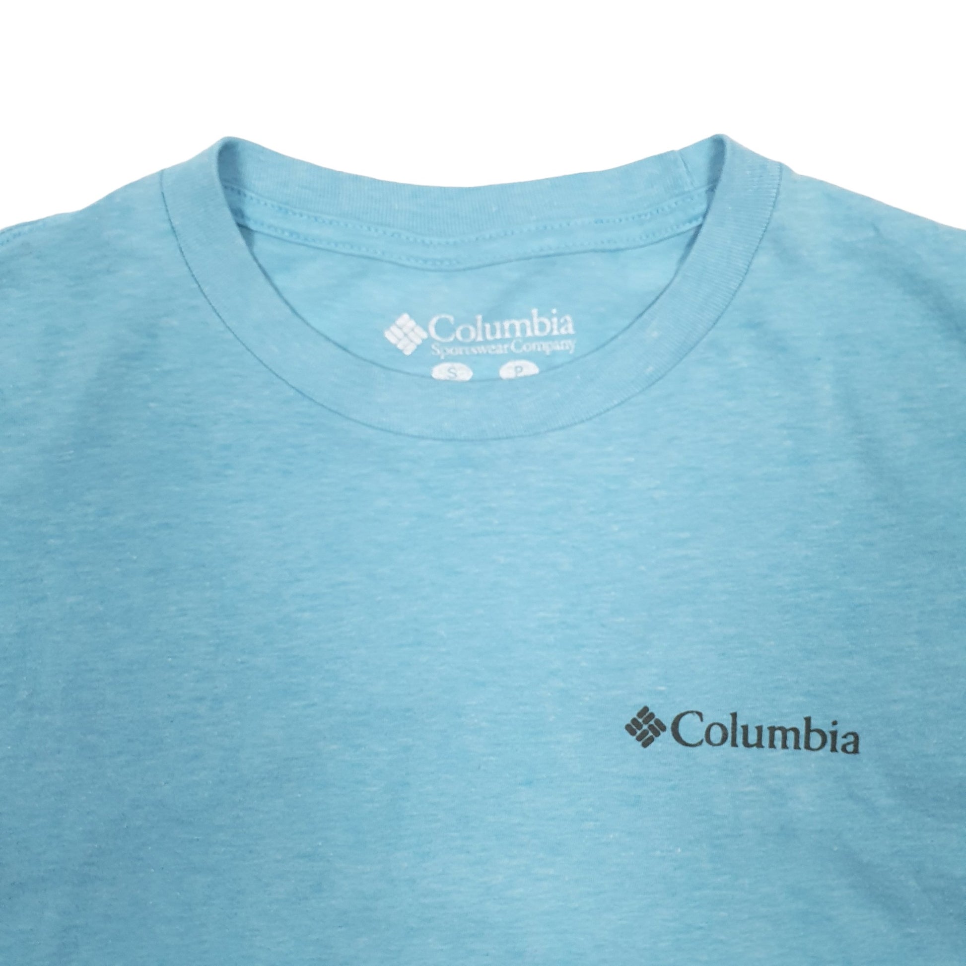 Mens Blue Columbia Sportswear Spellout Short Sleeve T Shirt