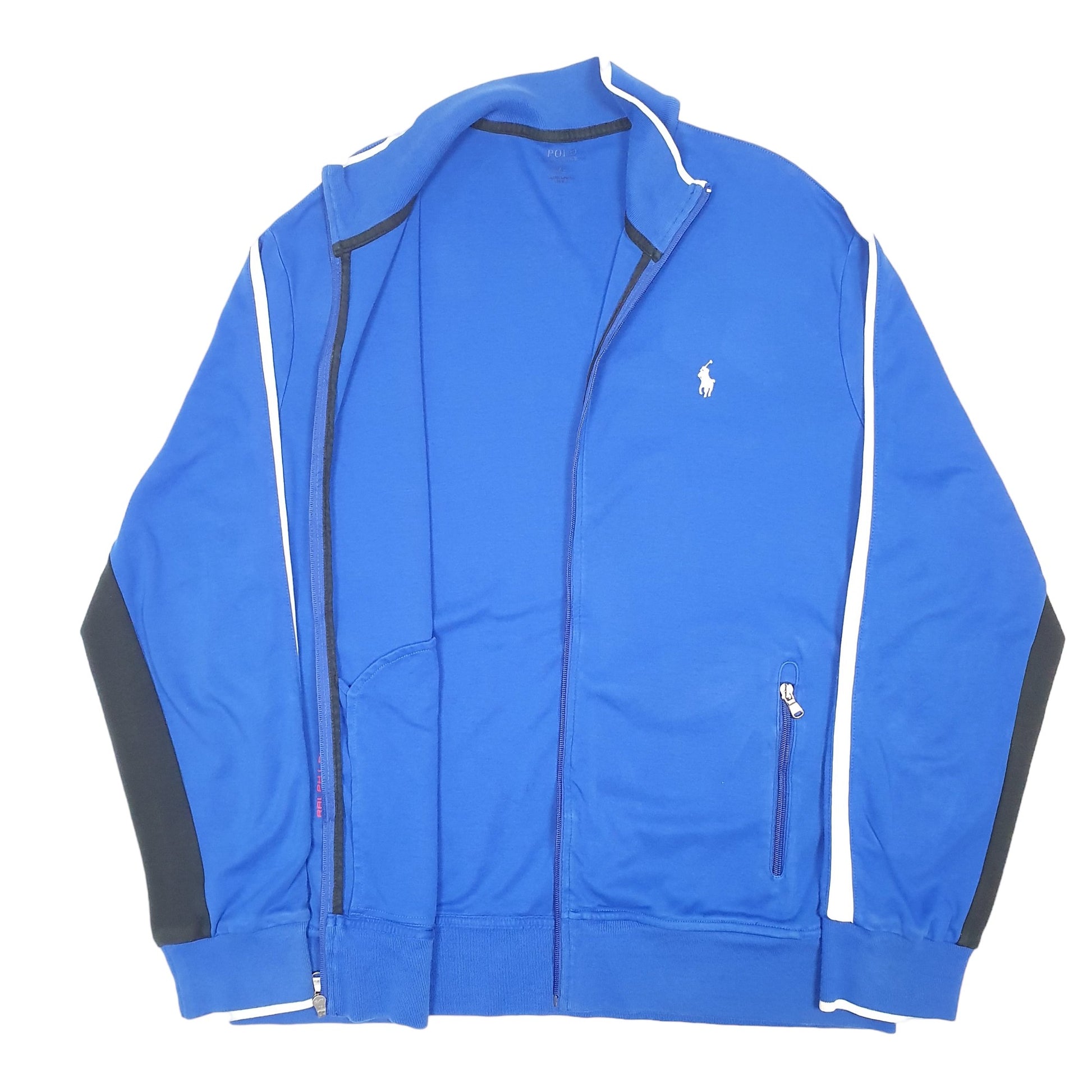 Mens Blue Polo Ralph Lauren Track Top Full Zip Jumper