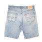 Mens Blue Levis Denim Jeans Jorts 505 Denim Shorts