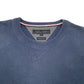 Mens Blue Tommy Hilfiger Knit Crewneck Jumper