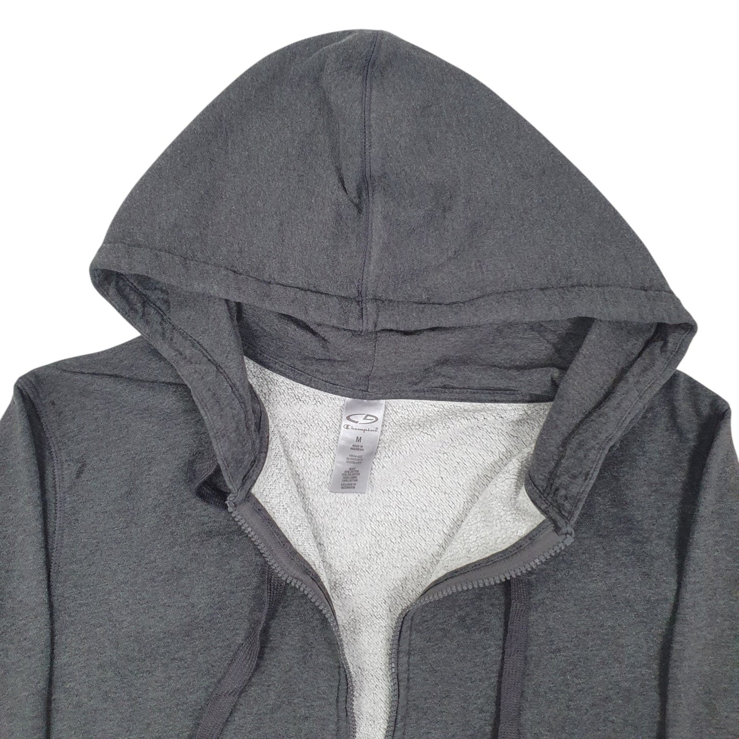Mens Grey Champion  Full Zip Jumper