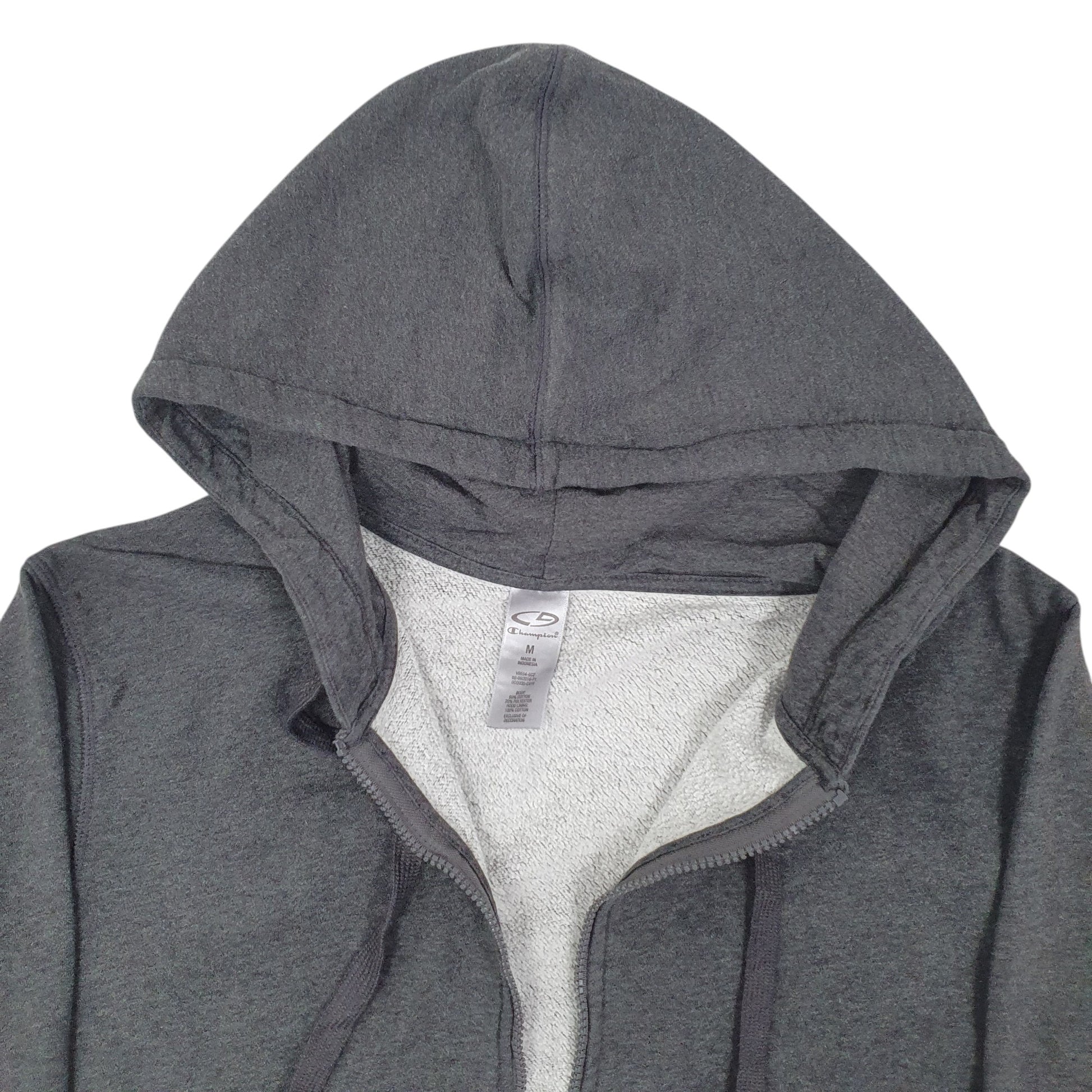 Mens Grey Champion  Full Zip Jumper