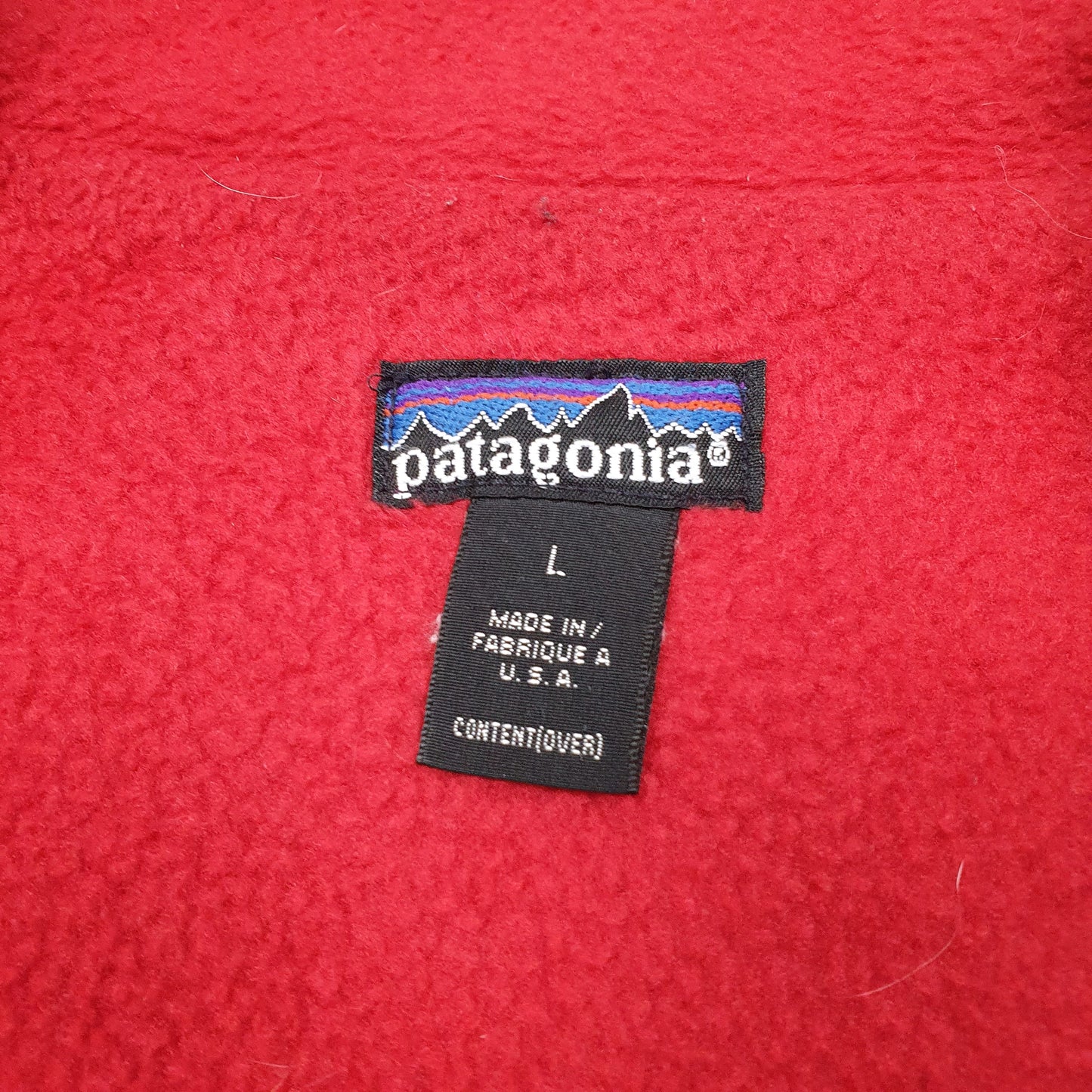 Mens Navy Patagonia Vintage Made In USA  Coat