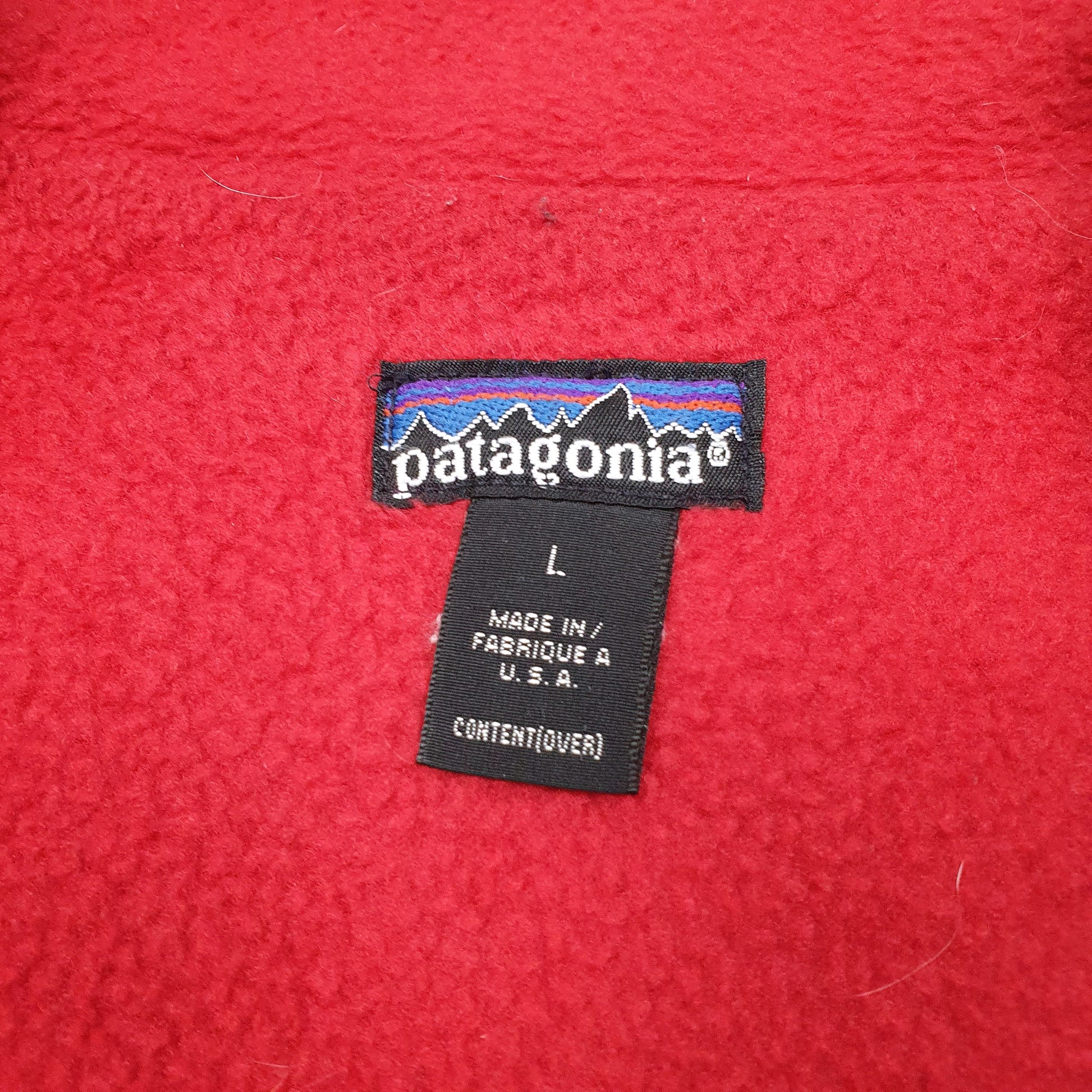 Mens Navy Patagonia Vintage Made In USA  Coat