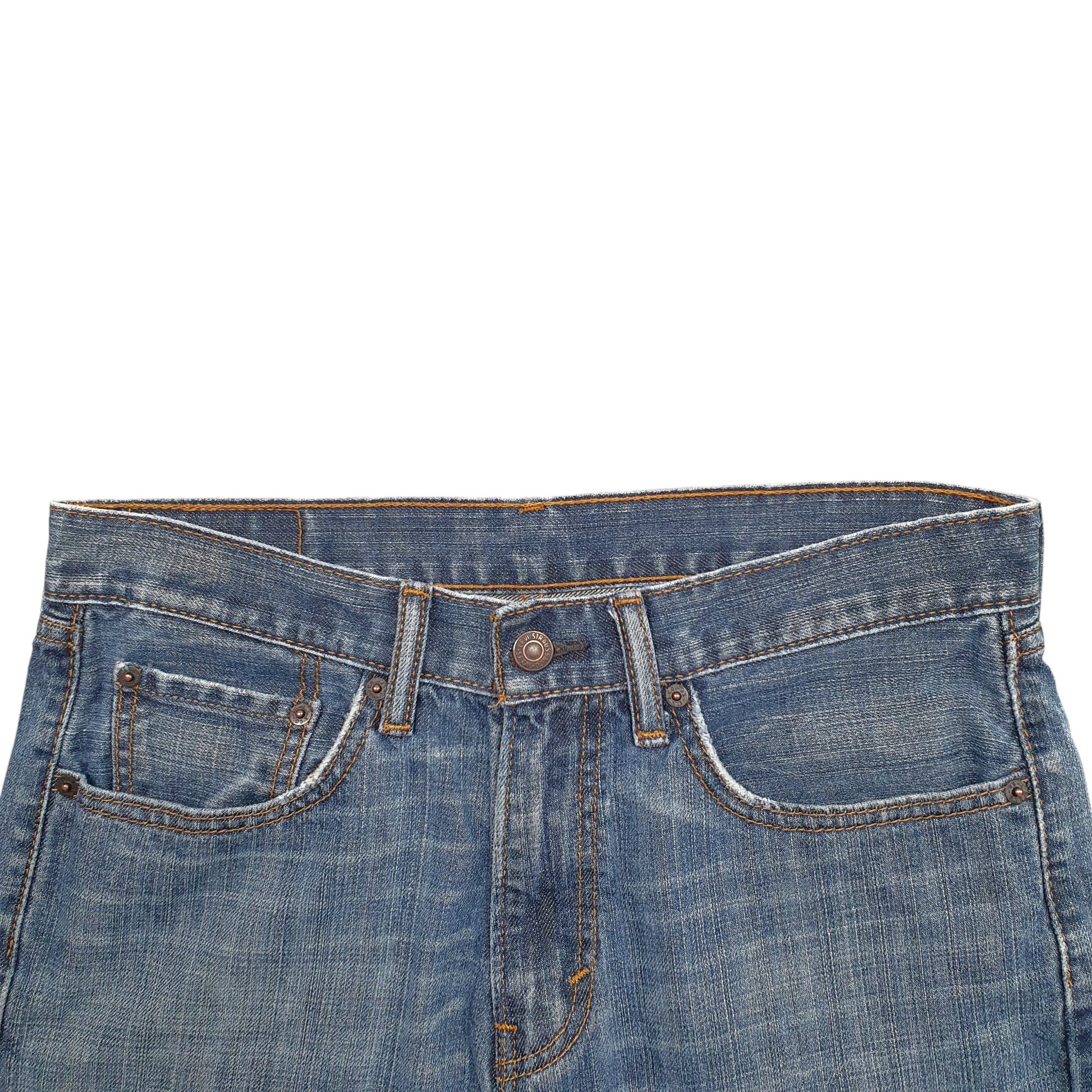 Womens Blue Levis 505 Denim Shorts