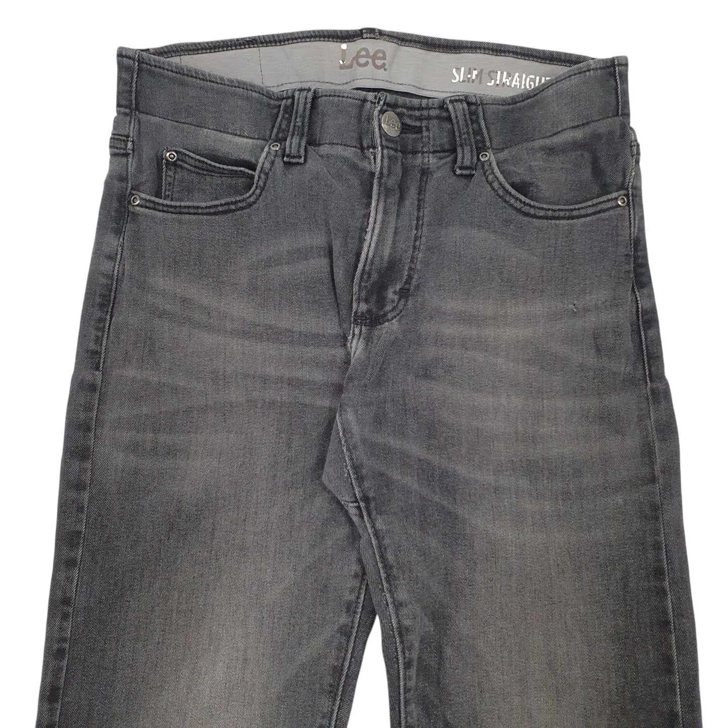 Mens Beige Lee Straight Chino Trousers