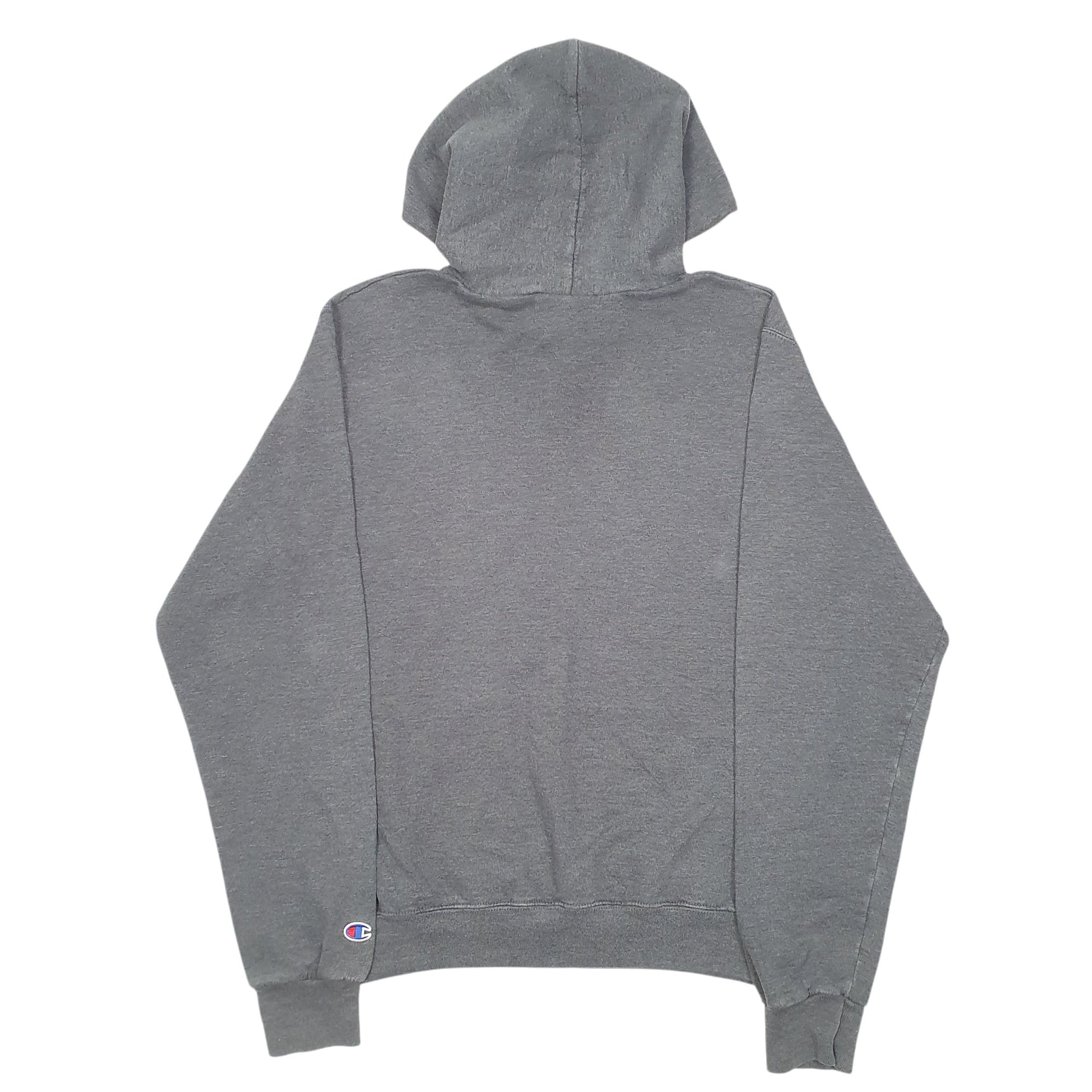 Mens Grey Champion Hamline University USA Spellout Hoodie Jumper