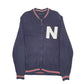 Mens Navy Nautica Knit Full Zip Jumper