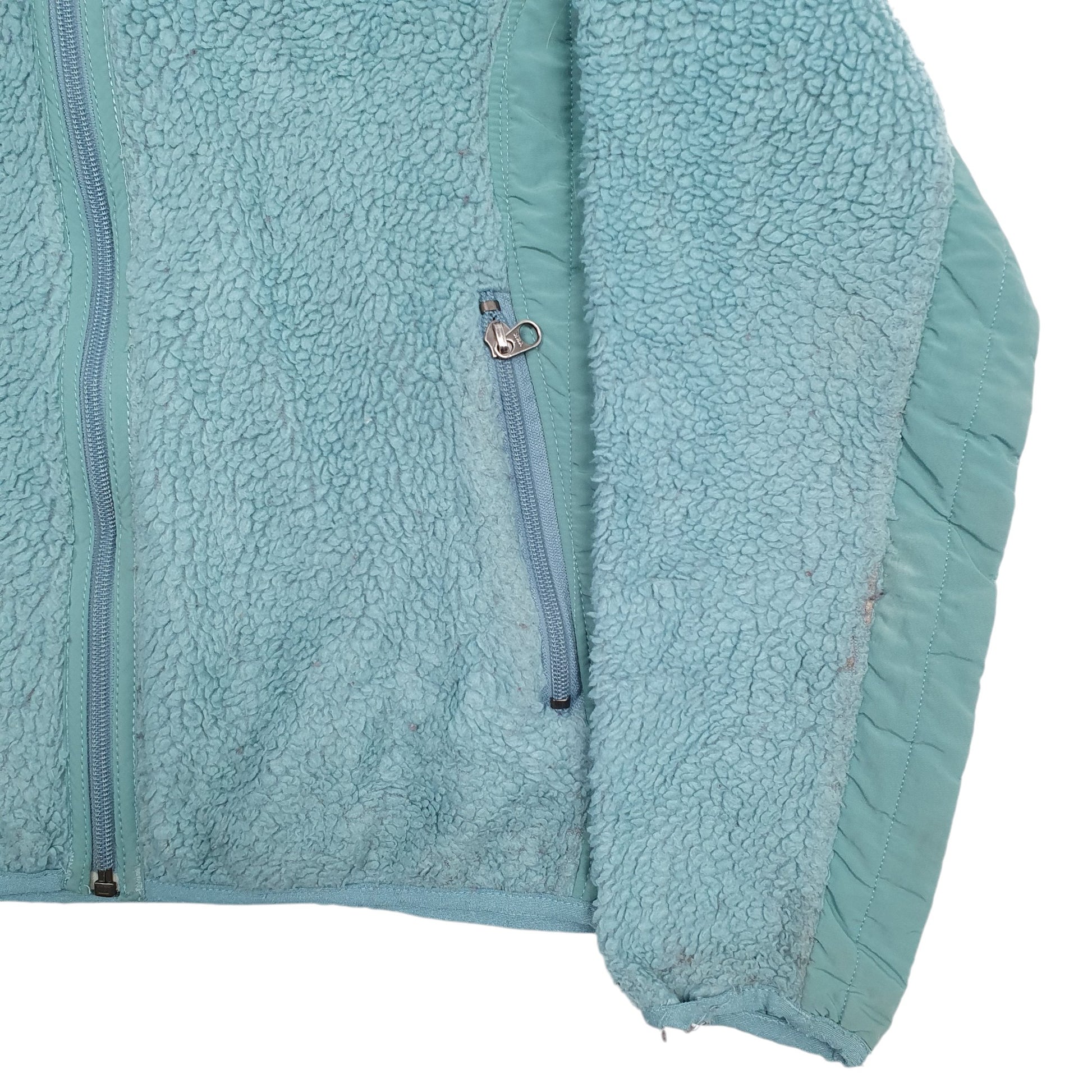 Womens Green Patagonia Synchilla Full Zip Jumper