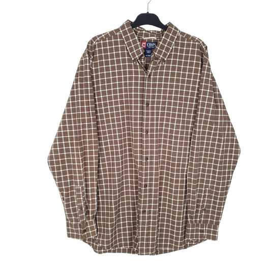 Mens Brown Chaps  Long Sleeve Shirt