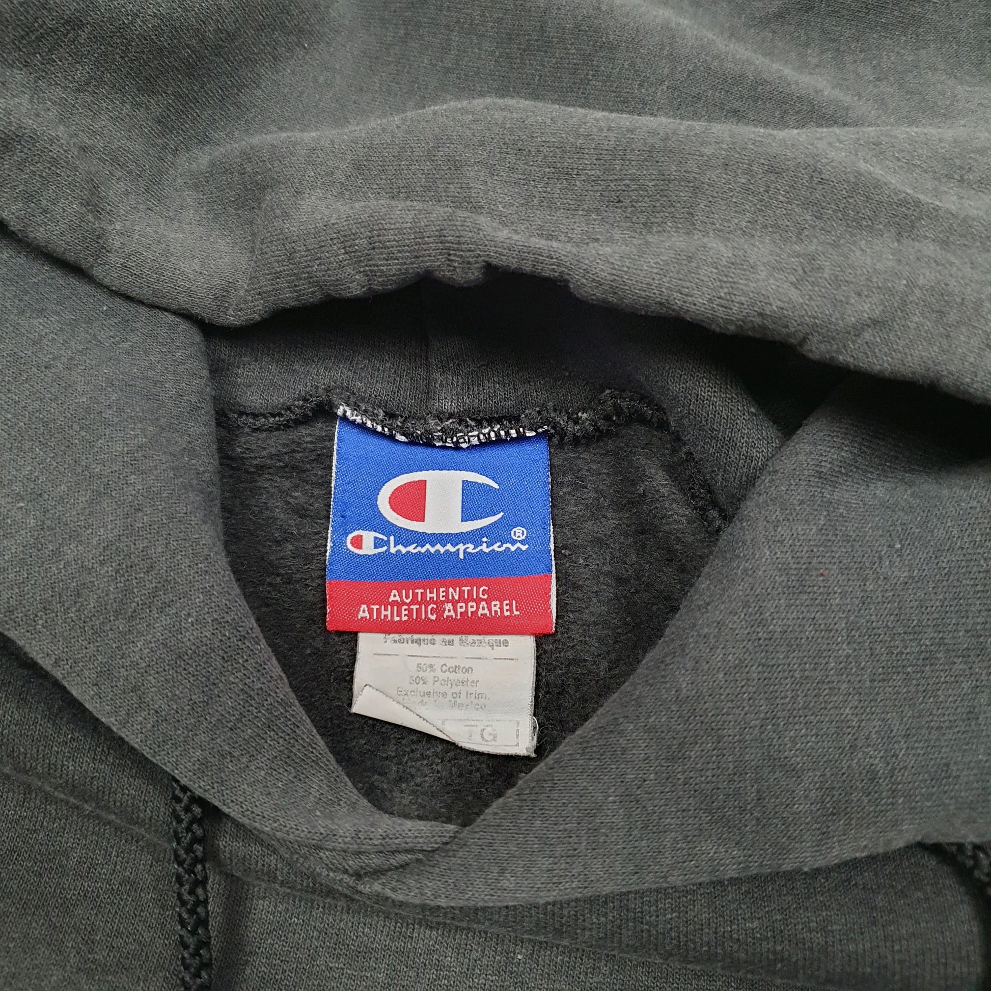 Mens Black Champion  Hoodie Jumper