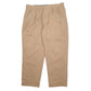 Mens Beige Polo Ralph Lauren Double Pleated Vintage 2000's Chino Trousers