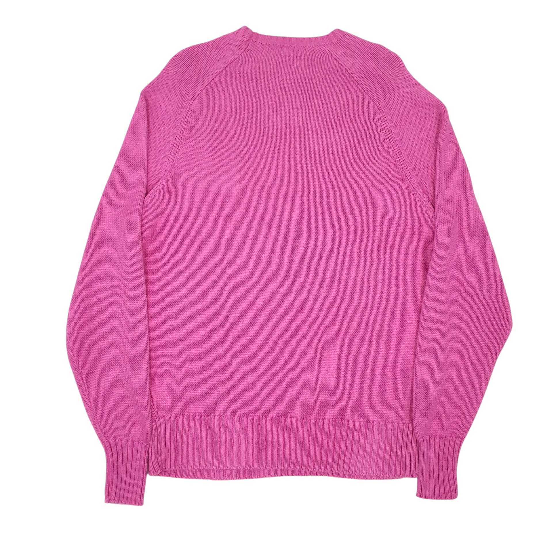 Mens Pink Ralph Lauren Knitwear Crewneck Jumper