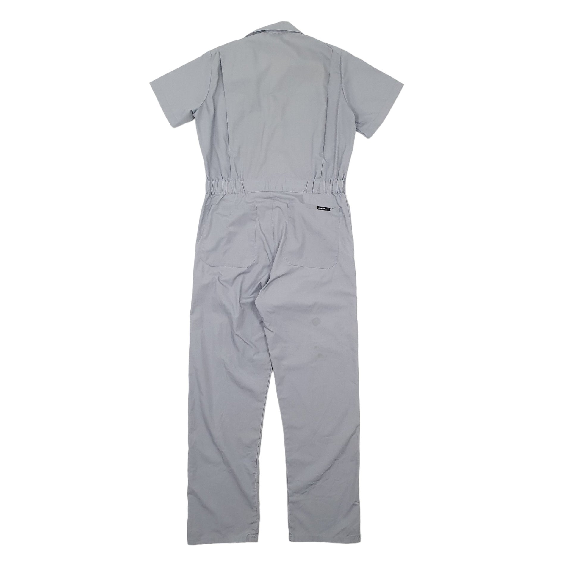 Mens Grey Dickies Lightweight Short Sleeve Overalls Coveralls  Coat