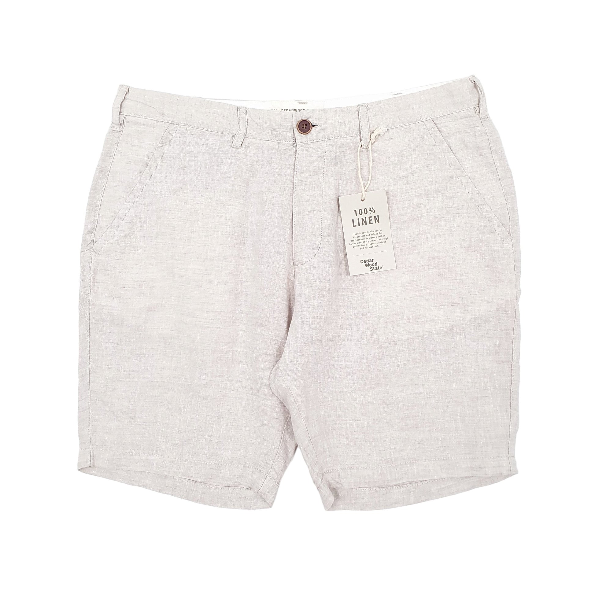 Mens Grey Cedarwood State  Chino Shorts