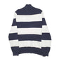 Mens Navy Nautica Knit Quarter Zip Jumper