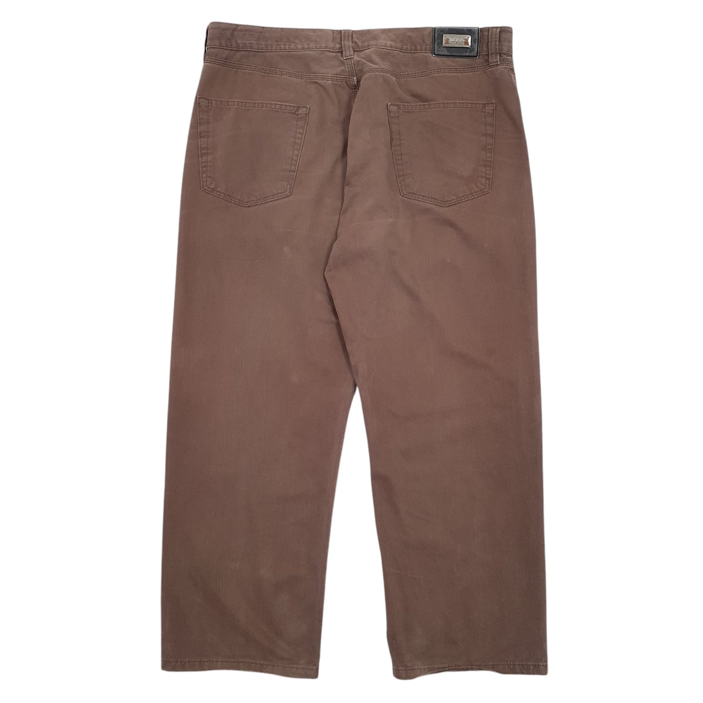 Mens Brown Hugo Boss Vintage Chino Trousers