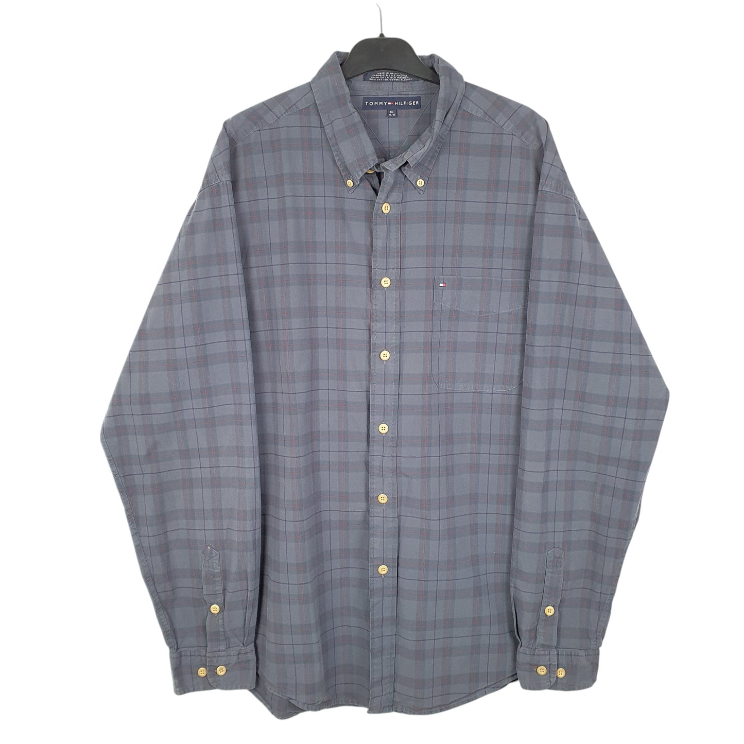 Mens Grey Tommy Hilfiger  Long Sleeve Shirt