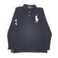 Mens Black Polo Ralph Lauren  Long Sleeve Polo Shirt