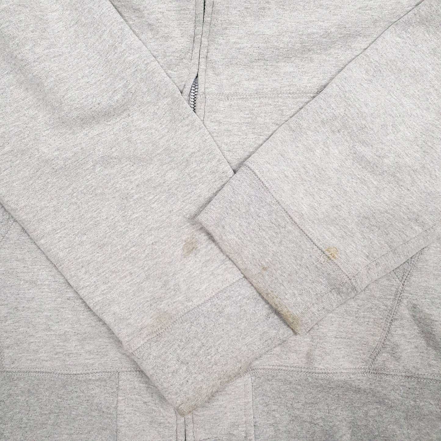 Mens Grey Nautica Spellout Full Zip Jumper