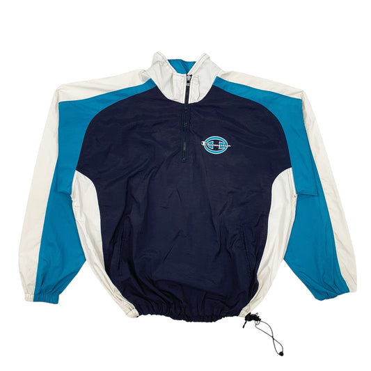 Mens Navy Champion Vintage 90s Crewneck Coat