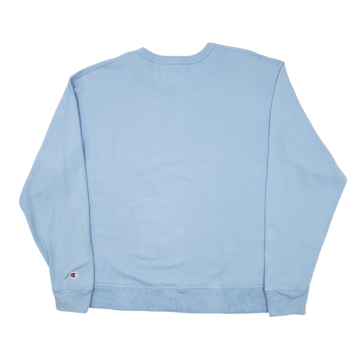 Mens Blue Champion  Crewneck Jumper