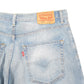 Mens Blue Levis Denim Jeans Jorts 569 Baggy Denim Shorts