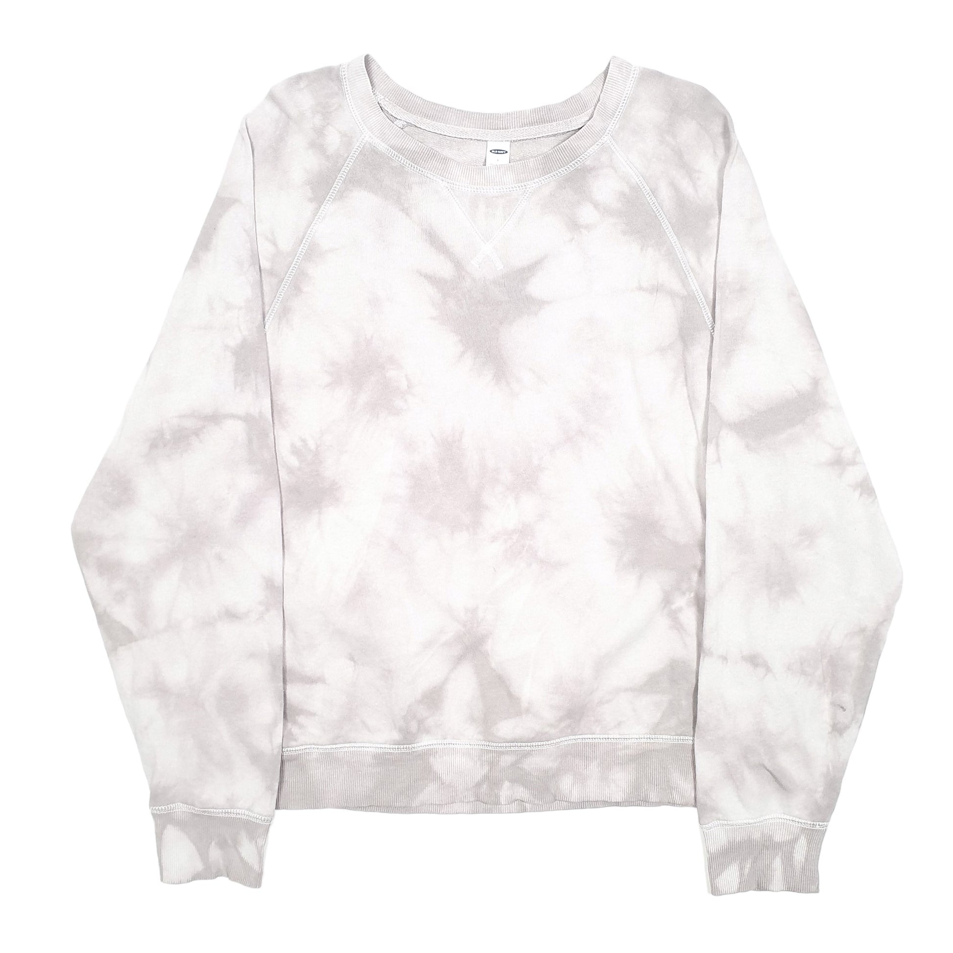 Womens Grey Old Navy Tie Dye Crewneck Jumper