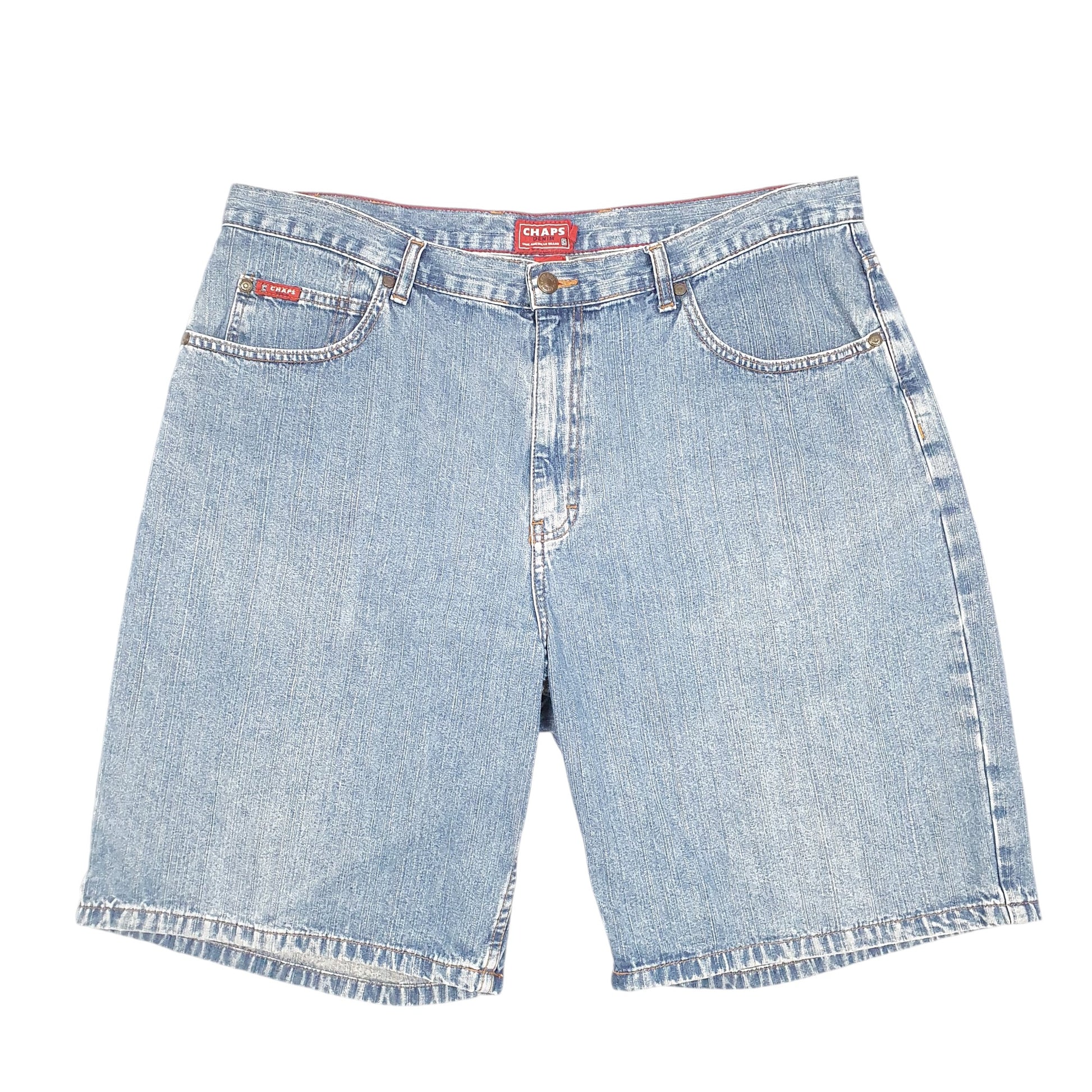 Mens Blue Chaps Baggy Jorts Jean Denim Shorts