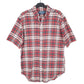 Mens Red Polo Ralph Lauren Tartan Short Sleeve Shirt