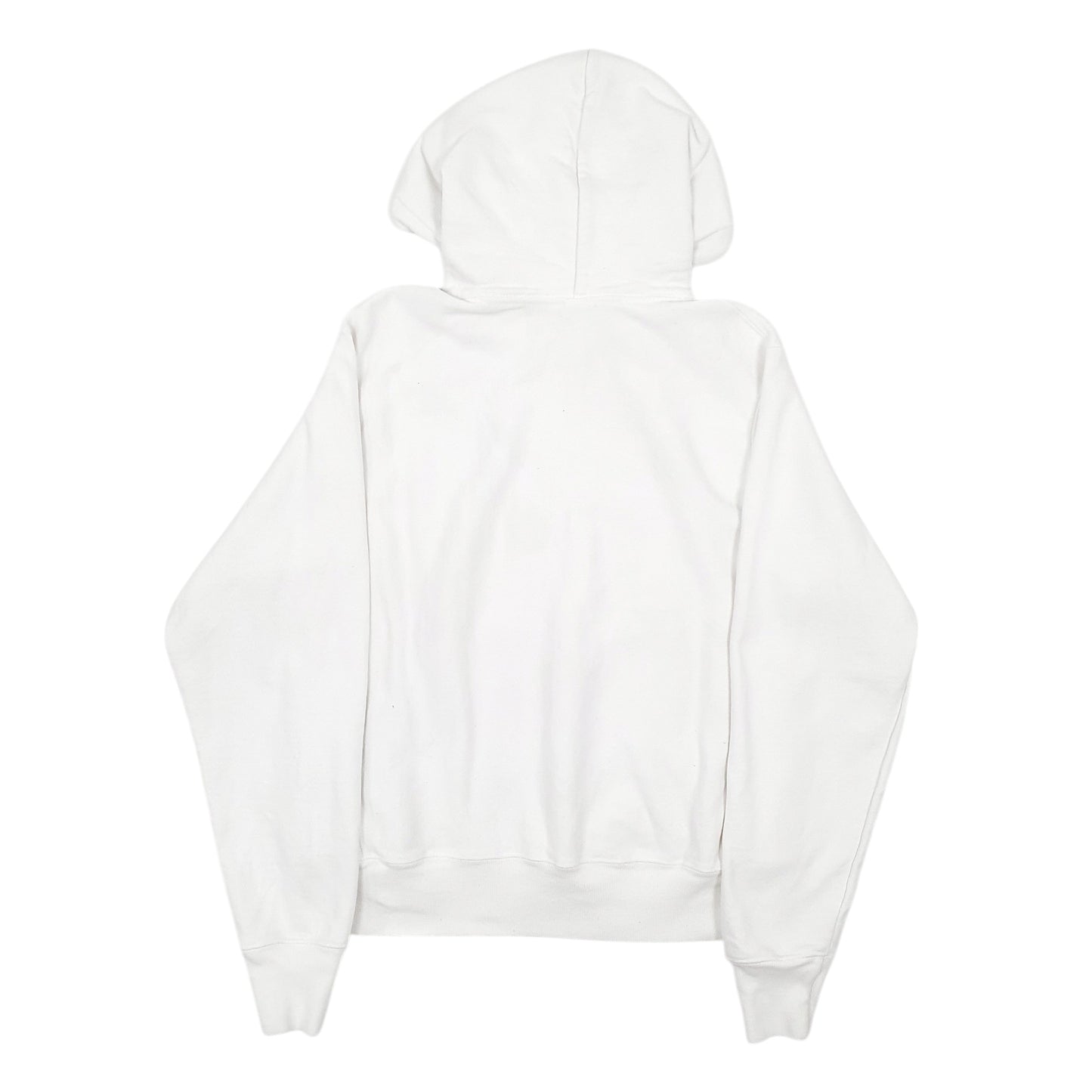 Mens White Champion Reverse Weave Hoodie Jumper