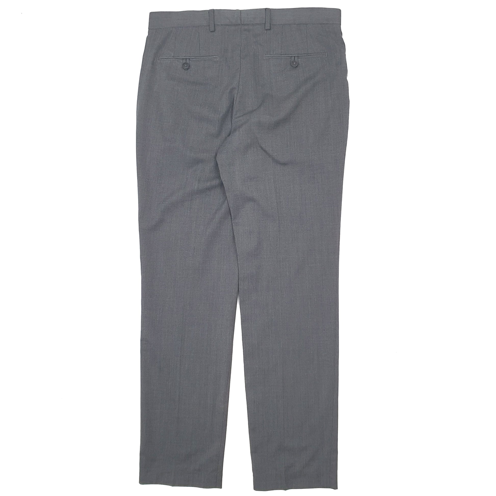 Mens Grey M&S  Formal Trousers