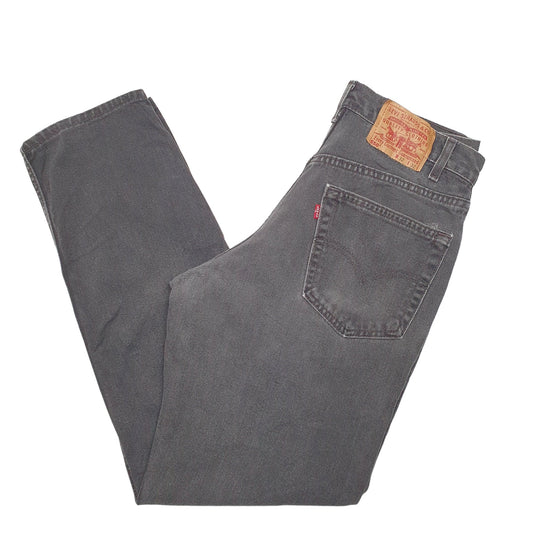 Mens Black Levis Made In USA 2000's 550 JeansW32 L32