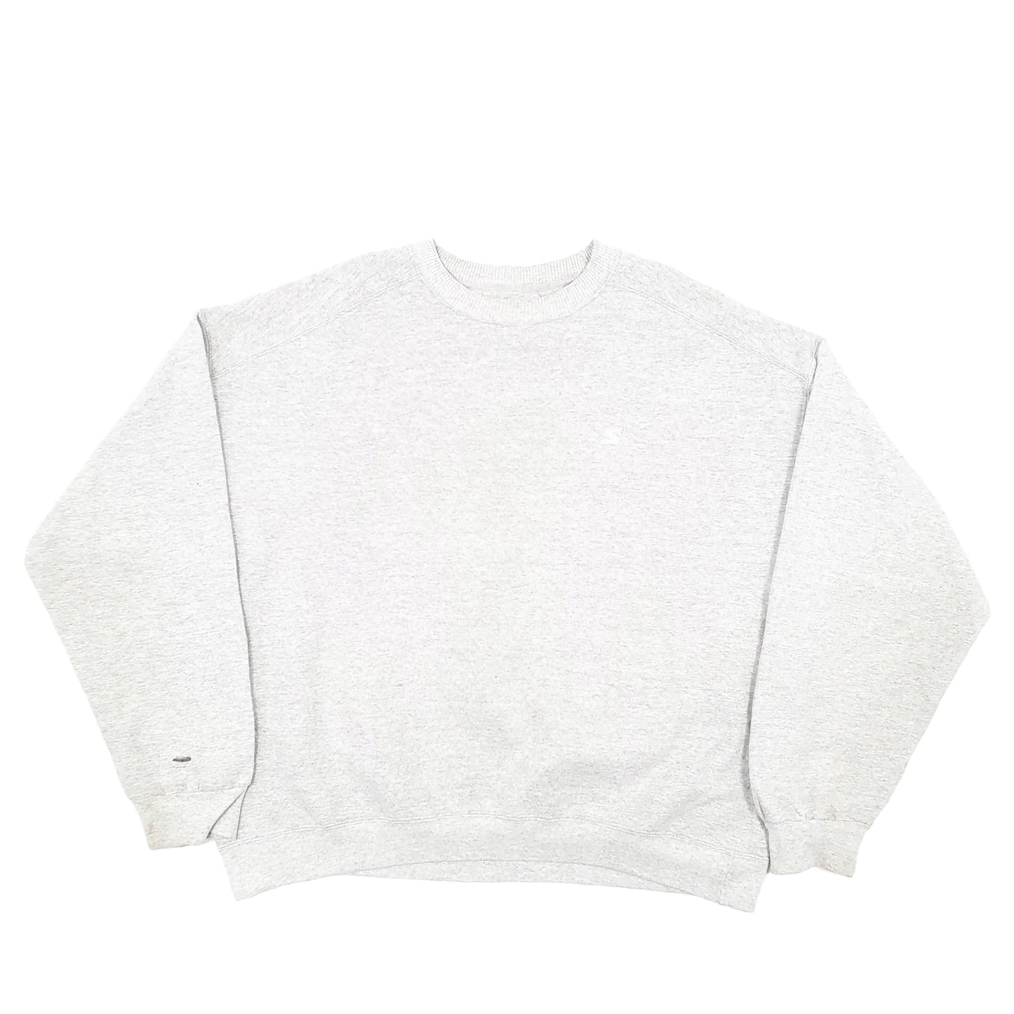 Mens Grey Starter Pro 80 Heavyweight Crewneck Jumper