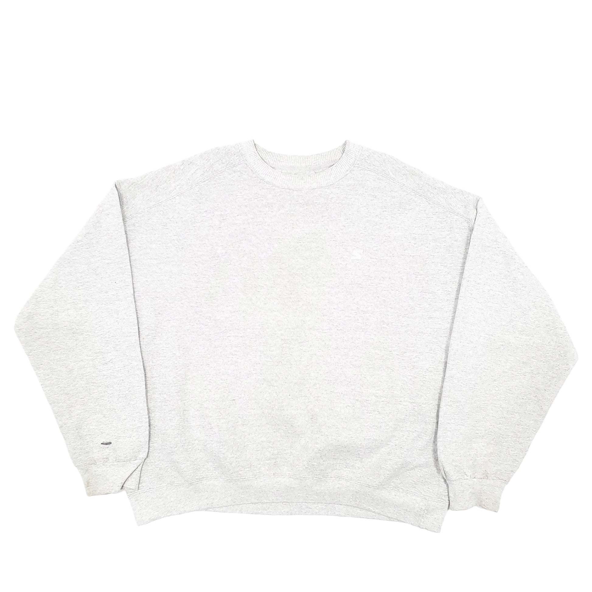 Mens Grey Starter Pro 80 Heavyweight Crewneck Jumper