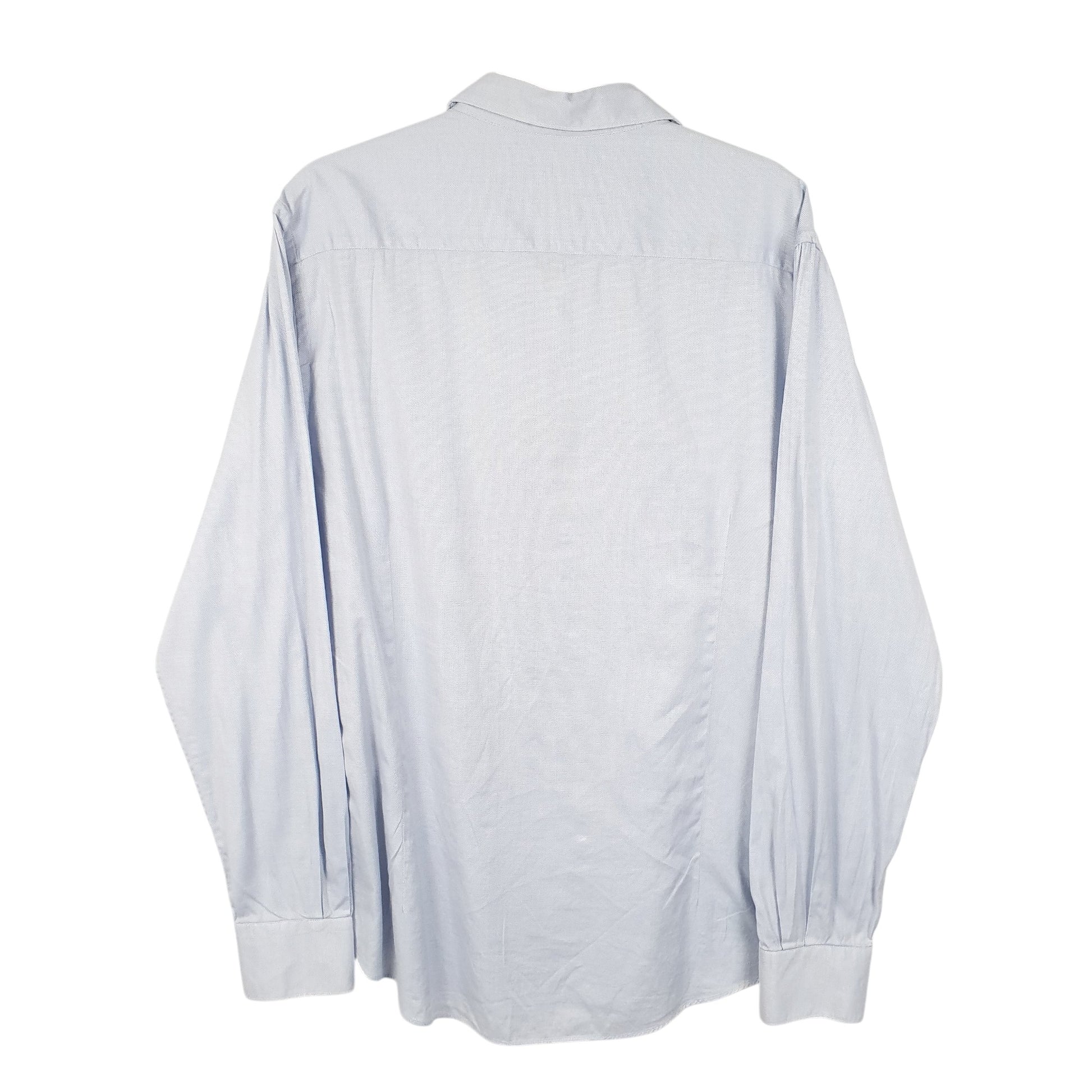 Mens Blue Massimo Dutti  Long Sleeve Shirt