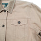 Womens Beige Lauren Ralph Lauren Type 3 Trucker V Neck Coat
