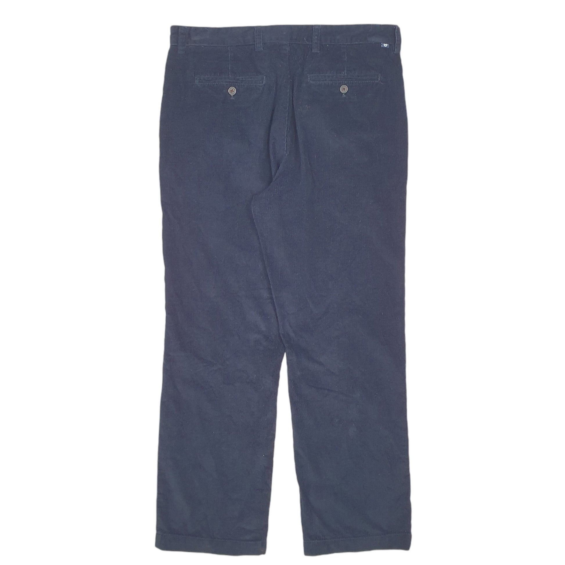 Mens Navy Chaps Cords Corduroy Trousers