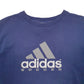Mens Navy Adidas Spellout Soccer Short Sleeve T Shirt