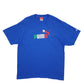 Mens Blue Puma Spellout Short Sleeve T Shirt