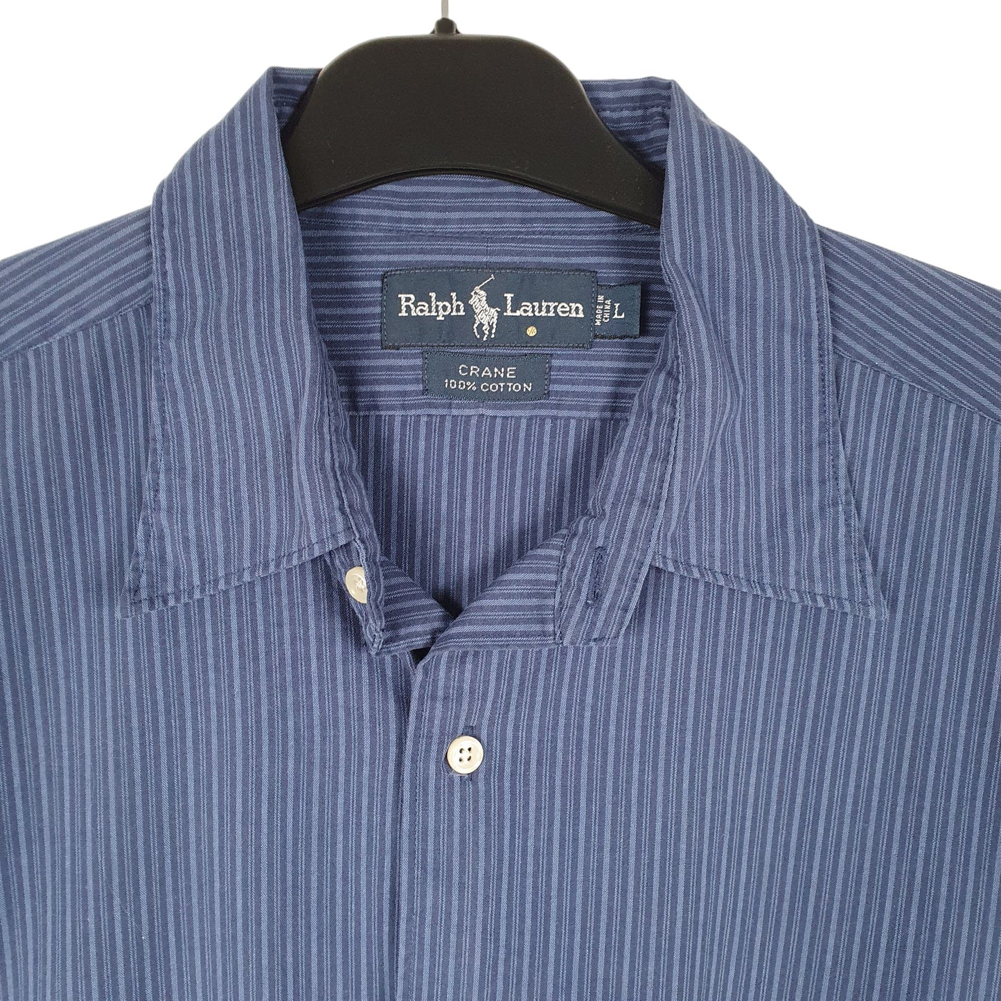 Mens Navy Ralph Lauren Crane Long Sleeve Shirt